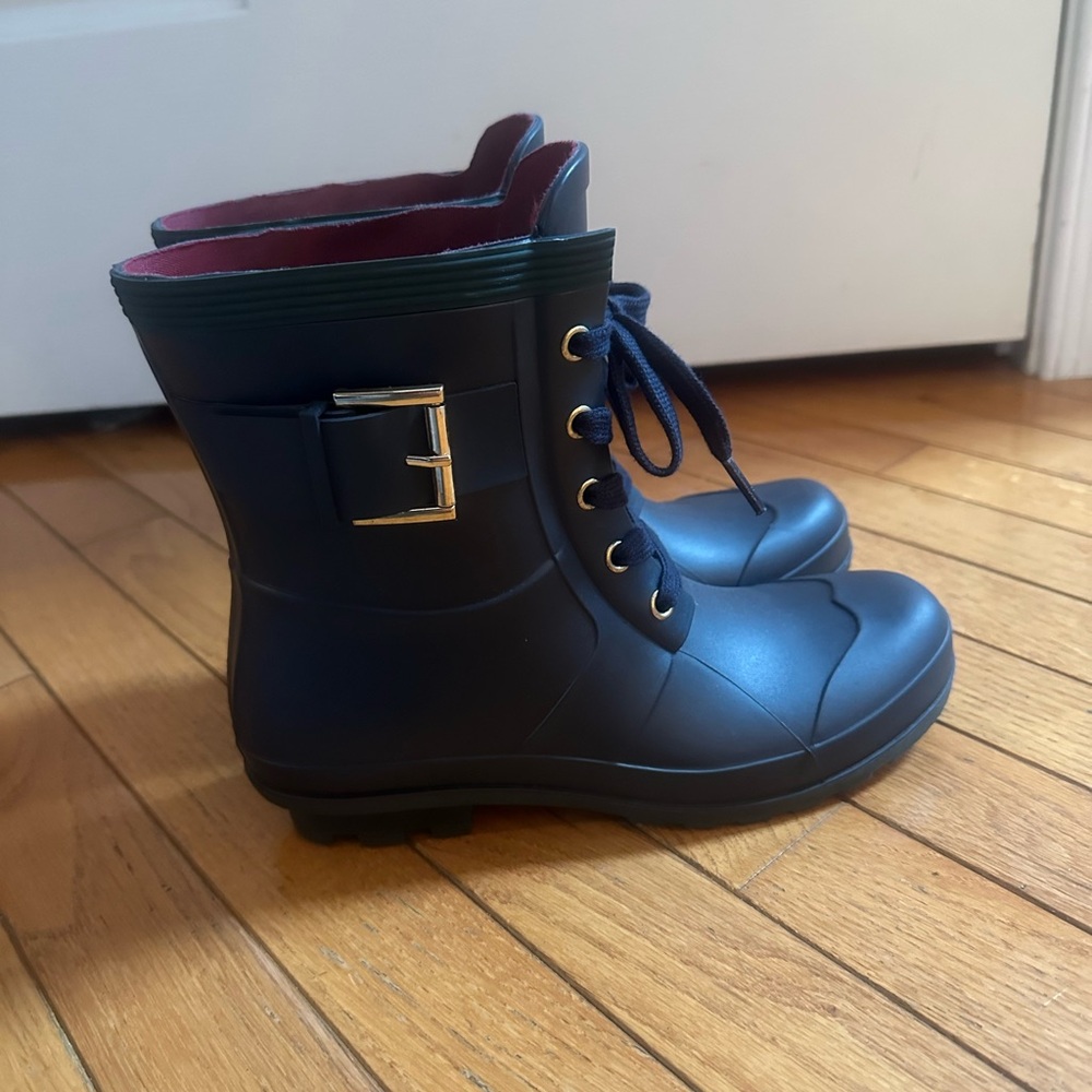 Tommy Hilfiger Navy Boots